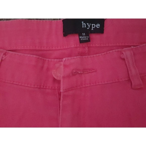 HYPE Pink Denim Shorts size 11 - Picture 2 of 3